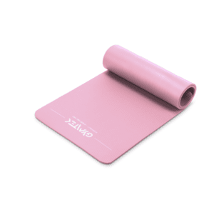 Килимок (мат) для фітнесу та йоги Gymtek NBR 1 см рожевий *