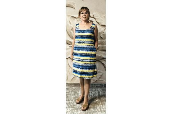 Жіночий літній сарафан великих розмірів 60 - NaVolyni.com