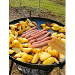 Сковорода 50 см з підставкою для розведення вогню - NaVolyni.com, Фото 4