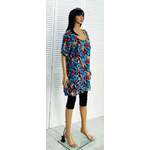 Трикотажна жіноча блуза кольорова великих розмірів 56 - NaVolyni.com, Фото 4