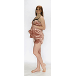 Комплект піжама топ і шорти велюровий з мереживом для вагітних 48 - NaVolyni.com, Фото 2