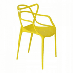Крісло стілець для кухні вітальні барів Bonro B-486 жовте - NaVolyni.com, Фото 3