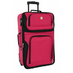 Набір валіз Bonro Best 2 шт і сумка вишневий - NaVolyni.com, Фото 3