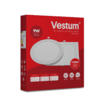 Квадратний світлодіодний врізний світильник  Vestum 9W 4000K 220V 1-VS-5203 - NaVolyni.com, Фото 3
