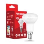 Світлодіодна лампа Vestum R50 6W 4100K 220V E14 1-VS-1402 - NaVolyni.com, Фото 1