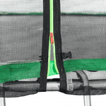 Батут Atleto 374 см з подвійними ногами з сіткою зелений (2 місця) - NaVolyni.com, Фото 3