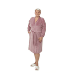 Жіночий велюровий халат на запах 58 - NaVolyni.com, Фото 2