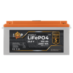 Акумулятор LP LiFePO4 24V (25,6V) - 100 Ah (2560Wh) (BMS 80/40А) пластик LCD - NaVolyni.com, Фото 4
