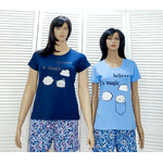 Трикотажна піжама жіноча футболка та шорти - NaVolyni.com, Фото 3