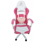 Крісло геймерське Bonro Lady 807 рожево-біле - NaVolyni.com, Фото 2