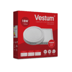 Квадратний світлодіодний накладний світильник Vestum 18W 4000K 220V 1-VS-5403 - NaVolyni.com, Фото 3
