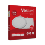 Круглий світлодіодний врізний світильник Vestum 18W 4000K 220V 1-VS-5105 - NaVolyni.com, Фото 3