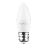 Світлодіодна лампа Vestum C37 6W 3000K 220V E27 1-VS-1302 - NaVolyni.com, Фото 2