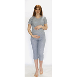 Піжама трикотажна футболка і бриджі для вагітних і годуючих 46 - NaVolyni.com, Фото 3