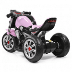 Дитячий електромотоцикл SPOKO M-3196 рожевий - NaVolyni.com, Фото 4