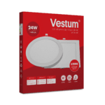 Круглий світлодіодний врізний світильник Vestum 24W 6000K 220V 1-VS-5106 - NaVolyni.com, Фото 3