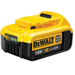 Акумуляторна батарея DeWALT DCB182, 18 V XR Li-Ion, 4.0 Аг, світлова індикація, 0.61 кг. - NaVolyni.com, Фото 1