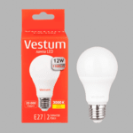 Світлодіодна лампа Vestum A60 12W 3000K 220V E27 1-VS-1104 - NaVolyni.com, Фото 4