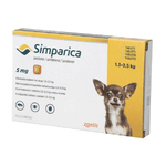 Таблетка от блох и клещей Симпарика Simparica для собак 1,3-2,5 кг 1 табл. - NaVolyni.com, Фото 2