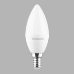 Світлодіодна лампа Vestum C37 6W 4100K 220V E14 1-VS-1303 - NaVolyni.com, Фото 5