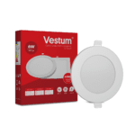 Круглий світлодіодний врізний світильник Vestum 6W 4000K 220V 1-VS-5102 - NaVolyni.com, Фото 1