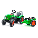 Дитячий трактор на педалях з причепом Falk 2021AB (колір – зелений) - NaVolyni.com, Фото 1