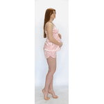 Комплект піжама топ і шорти велюровий з мереживом для вагітних 48 - NaVolyni.com, Фото 5