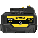 Акумуляторна батарея DeWALT DCB126G, 12 V XR Li-Ion, 5 Аг, GFN-блок, світлова індикація, 0.42 кг. - NaVolyni.com, Фото 4