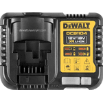 Зарядний пристрій DeWALT DCB1104M2 (10.8 - 18 V, 4 Аг) + 2 батареї DCB182 (18 В 4.0 Аг) - NaVolyni.com, Фото 3