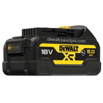 Акумуляторна батарея DeWALT DCB184G, 18 V XR Li-Ion GFN-блок, 5.0 Ah, світлова індикація, 0.72 кг. - NaVolyni.com, Фото 5