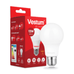 Світлодіодна лампа Vestum A60 12W 3000K 220V E27 1-VS-1104 - NaVolyni.com, Фото 1