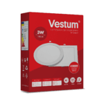Квадратний світлодіодний врізний світильник Vestum 3W 4000K 220V 1-VS-5201 - NaVolyni.com, Фото 3