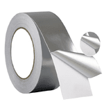 Алюмінієвий скотч сірий  75 мм × 50 м - NaVolyni.com, Фото 2