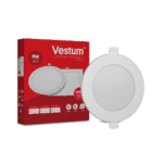 Круглий світлодіодний врізний світильник Vestum 9W 4000K 220V 1-VS-5103 - NaVolyni.com, Фото 1