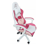 Крісло геймерське Bonro Lady 807 рожево-біле - NaVolyni.com, Фото 5