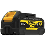 Акумуляторна батарея DeWALT DCB184G, 18 V XR Li-Ion GFN-блок, 5.0 Ah, світлова індикація, 0.72 кг. - NaVolyni.com, Фото 3