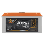 Акумулятор LP LiFePO4 24V (25,6V) - 100 Ah (2560Wh) (BMS 150/75А) пластик LCD - NaVolyni.com, Фото 4