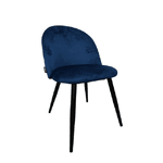 Стілець крісло для кухні, вітальні, кафе Bonro B-659 синє - NaVolyni.com, Фото 1
