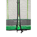 Батут Atleto 312 см з подвійними ногами з сіткою зелений (2 місця) - NaVolyni.com, Фото 4