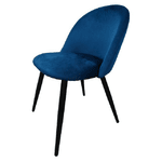 Стілець крісло для кухні, вітальні, кафе Bonro B-659 синє - NaVolyni.com, Фото 3