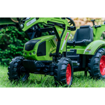 Дитячий трактор на педалях з причепом, переднім та заднім ковшами Falk 2070Y CLAAS ARION (колір – зелений) - NaVolyni.com, Фото 3