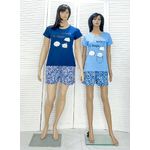 Трикотажна піжама жіноча футболка та шорти - NaVolyni.com, Фото 1