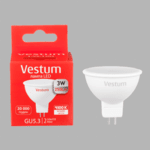 Світлодіодна лампа Vestum MR16 3W 4100K 220V GU5.3 1-VS-1501 - NaVolyni.com, Фото 5