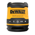 Колонка портативна акумуляторна DeWALT DCR009, 5 Вт, 89 дБ, 7,6 х 7,6 х 9,5 см, USB Type-C, діапазон 30 м, 0.3 кг. - NaVolyni.com, Фото 2