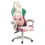 Крісло геймерське Bonro Lady 813 рожево-фіолетове - NaVolyni.com, Фото 1