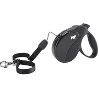 Рулетка Ферпласт Amigo Small шнур черная Small, с длиной шнура 5 метров для собак с максимальным весом 15 кг.