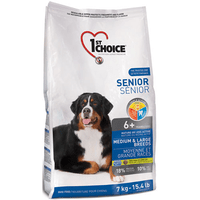 1st Choice (Фест Чойс) сухой супер премиум корм для пожилых или малоактивных собак средних и крупных пород, 7 кг