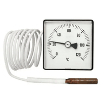Термометр Cewal 0-120* накладний з пружиною