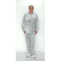 Жіноча махрова піжама великих розмірів 58