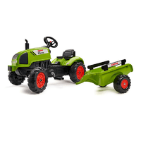 Дитячий трактор на педалях з причепом Falk 2041C CLAAS ARION (колір – зелений)